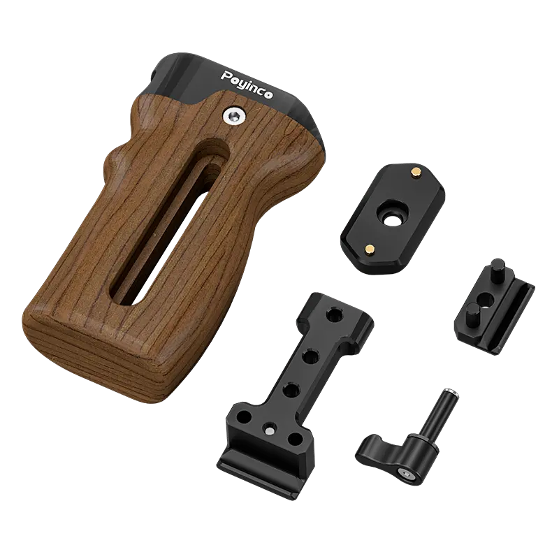 OEM Customized CNC machining Aluminum photography accessories Camera Cage Handle Grip Camera