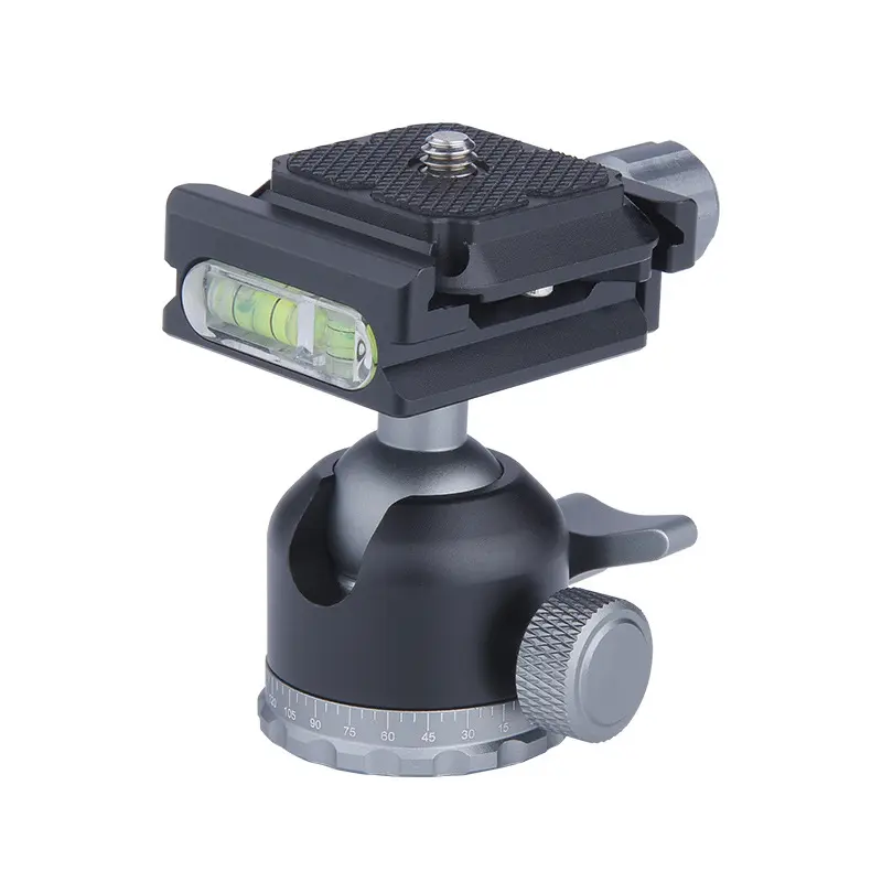 Ball Head Mount 22mm Ball Head Camera Tripod Head with 1/4"Arca Swiss Quick Release Plate for Tripod Monopod DSLR Camera