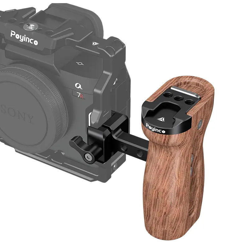 wooden camera handle custom