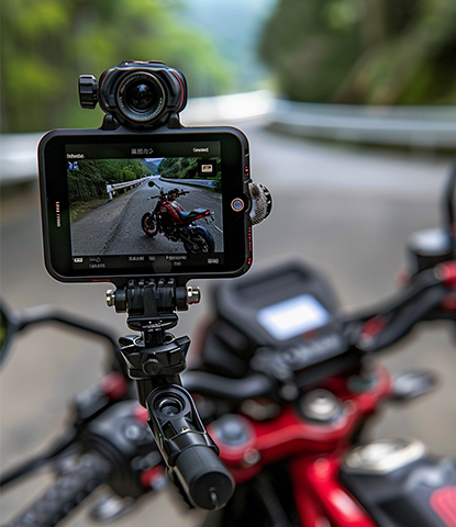 Camera Handles Equipped with Hot Shoe Functionality