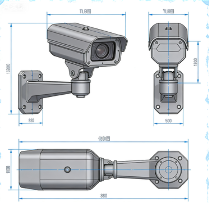 Surveillance Camera Brackets